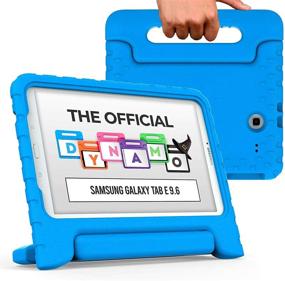 img 4 attached to 🧸 Cooper Dynamo Rugged Kids Case for Samsung Tab E 9.6, Childproof Cover, Stand, Handle, SM-T560 T561 T562 T563 T565 T567 (Blue)