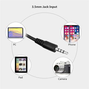 img 1 attached to 🔌 1M Universal Car USB 3.5mm AUX Extension Cable Male Jack for Car, Vehicle, Marine, Bike, Boat, Motorcycle - High Quality & Versatile (1pc)