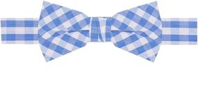 img 2 attached to Jacob Alexander Boys Gingham Bow Boys' Accessories