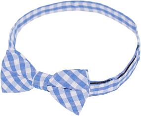 img 1 attached to Jacob Alexander Boys Gingham Bow Boys' Accessories