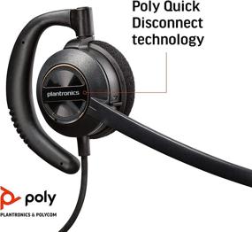 img 2 attached to Poly – Plantronics EncorePro 530 QD Headset - Compatible with Poly Call Center Digital Adapters - Enhanced Acoustic Hearing Protection - Over-the-Ear Wearing Style