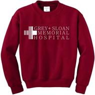 🏥 jyhope grey sloan memorial hospital girls' cute sweatshirt with long sleeves – pullover tops for teens logo