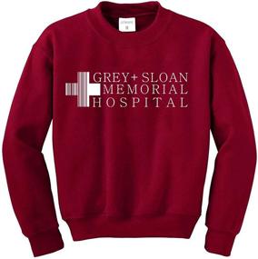 img 4 attached to 🏥 JYHOPE Grey Sloan Memorial Hospital Girls' Cute Sweatshirt with Long Sleeves – Pullover Tops for Teens