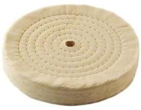 img 4 attached to 🧵 Enkay 6-Inch Extra Thick Spiral Sewn Buffing Wheel, 80 Ply – Pack of 2: Optimal Polishing Tool