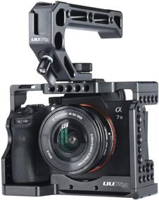 img 4 attached to 📸 Arca-Style Quick Release Plate + Top Handle Grip Camera Cage Kit for Sony A7III/A7RIII/M3 - Enhance your Sony a7III Series Photography Experience