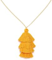 📿 bohemia multilayer tassel y necklace - silky strand thread fringe pendant necklace, layered tassel sweater chain necklace logo