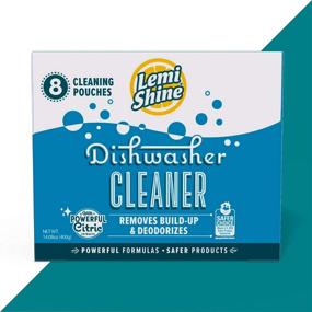 img 4 attached to 🍋 Lemi Shine Natural Dishwasher Cleaner: Citric-powered Deodorizer with Fresh Lemon Scent (8 Count)