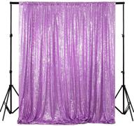 💜 lavender sequin wedding backdrop: 4ftx6ft lilac shimmer sequin curtains, beautiful light purple sequin fabric photography background – 0319s logo