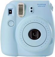 fujifilm instax mini 8 instant camera in blue (manufacturer discontinued) logo