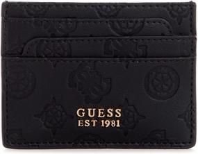 img 3 attached to 💼 Black GUESS Wallet with Card Holder