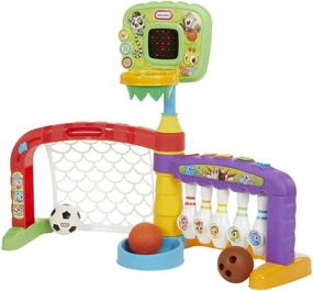 img 1 attached to 🏀 Маленькие Тайкс 3-в-1 Спортивная Зона - Идеальный игровой набор для активных детей