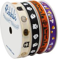 ribbli grosgrain halloween pumpkins wrapping logo