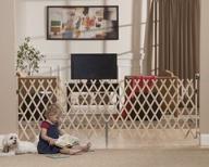 🚪 gmi keepsafe 84" wood expansion gate - collapses to 20.5"! (made in usa) логотип