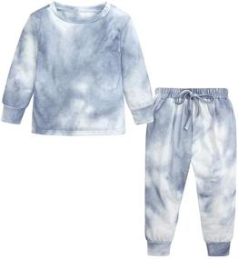 img 4 attached to Pullover Outfits Little Sleeve Sweatshirt for Boys: Easy-to-Wear Clothing Sets