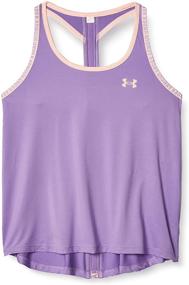 img 4 attached to 👚 Under Armour Girls' Knockout Tank in Planet Purple (576)/Beta Tint, Youth X-Large with Enhanced SEO