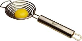 img 4 attached to 🥚 No Mess Egg Separator Tool: Long Handled Stainless Steel Egg White Extractor - By Exultimate