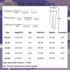 img 1 attached to Thee Bron Girls Athletic Leggings: Perfect for Dance, Workouts, and Yoga