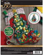 unwrap the magic with the bucilla christmas tree surprise stocking kit logo