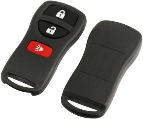 img 2 attached to 🔑 Корпус брелока ключа для Nissan и Infiniti с клавишей Keyless Entry Remote Shell Case & Pad - Улучшите безопасность своего автомобиля!