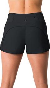 img 1 attached to 🩳 Women's Lightweight Running WOD Volleyball Shorts with Workout Mesh Liner and Zip Pocket - Tough Mode Apparel