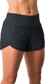 img 4 attached to 🩳 Women's Lightweight Running WOD Volleyball Shorts with Workout Mesh Liner and Zip Pocket - Tough Mode Apparel