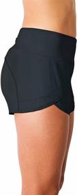 img 3 attached to 🩳 Women's Lightweight Running WOD Volleyball Shorts with Workout Mesh Liner and Zip Pocket - Tough Mode Apparel