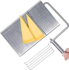 img 4 attached to 🧀 Accurate Size Scale Stainless Steel Cheese Slicer Wire with 5 Replaceable Wires