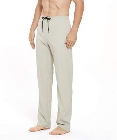 img 2 attached to 👖 Inseam Cotton Sleepwear Bottoms for Men - Idtswch Men's Clothing in Sleep & Lounge