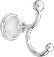 🛁 franklin brass polished chrome crestfield double robe hook: sleek and stylish bath hardware accessory logo