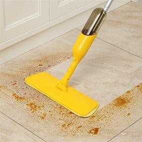 img 3 attached to 🧹 CLEANHOME Professional Microfiber Spray Mops: Efficient Floor Cleaning Solution with 2 Washable Mop Pads for Kitchen, Household, and Hardwood Tile Floors