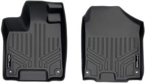 img 4 attached to 🚗 MAXLINER Custom Fit Floor Mats: Black Liner Set for 2019-2021 Honda Passport - 1st Row