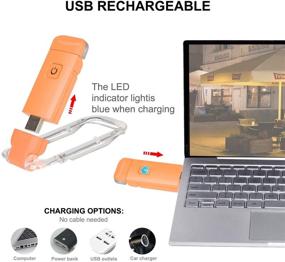 img 3 attached to Enhance Your Reading Experience with LUXSWAY USB Rechargeable Book Light - Compact & Wireless Clip-On Bookmark Light for Bedtime Reading - Adjustable Brightness for Eye Care - Includes 4 LEDs for Bookworms