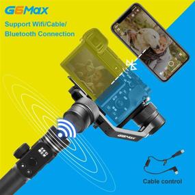 img 3 attached to FeiyuTech G6 Max 4-in-1 Gimbal: Handheld Stabilizer for Compact, Pocket, and Action Cameras - WiFi/Cable Controlled, 3-Axis, Max Payload 1.2 KG