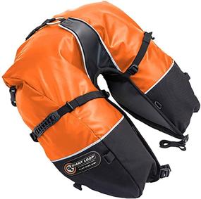 img 3 attached to 🧡 Giant Loop Coyote Saddlebag Roll Top in Orange - 30 Liter Capacity (269-0202)