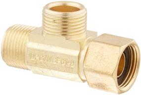 img 1 attached to 🛠️ Mueller Industries 993-016NL Low Lead Brass Supply Stop Extender Tee, 3/8" x 3/8" x 3/8", Antique Brass Finish - Enhanced SEO
