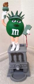 img 1 attached to M&M Candy Dispenser - Ms. Liberty, Statue of Liberty with Ms. Green Character - No Collector's Box