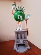 m&m candy dispenser - ms. liberty, statue of liberty with ms. green character - no collector's box логотип