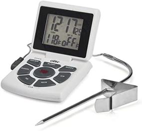 img 4 attached to 🌡️ White CDN -W 3-in-1 Probe Thermometer, Timer &amp; Clock