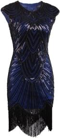 img 3 attached to Vijiv Gatsby Inspired Tassel Flapper Women's Clothing