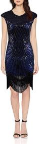 img 4 attached to Vijiv Gatsby Inspired Tassel Flapper Women's Clothing