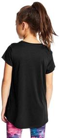 img 2 attached to C9 Champion Girls' Tech Tee: Superior Quality Fitness T-Shirt for Active Girls