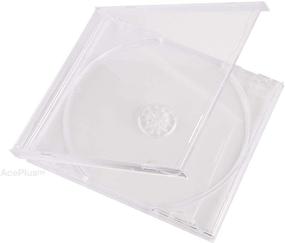 img 2 attached to 📀 Protect and Display Your CDs with AcePlus 50 Standard Clear CD Jewel Case