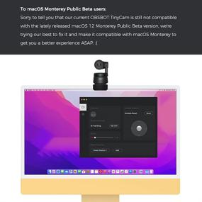 img 3 attached to OBSBOT Tiny PTZ Webcam: AI-Powered Framing, Gesture Control & HD 1080p - Perfect for Zoom, Skype, and More!