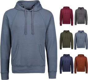 img 4 attached to Stay warm and stylish with our Men's Long Sleeve Hooded Thermal Shirt - Thermal Shirts for Men