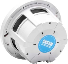 img 1 attached to Skar Audio SK65M - 6.5-inch 2-Way Marine 🔊 Coaxial Speakers (White) - Full Range, 320 Watts (Pair)