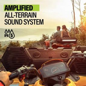 img 3 attached to BOSS Audio Systems ATVB95LED UTV ATV Speakers: Weatherproof Soundbar with Amplified 8 Inch Speakers, Bluetooth Connectivity, LED Light Bar, and Storage Compartment
