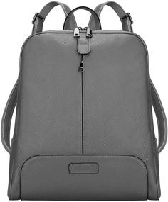 img 4 attached to S ZONE Genuine Leather Backpack Upgraded Women's Handbags & Wallets and Fashion Backpacks