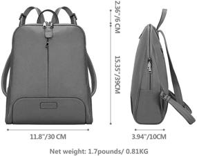 img 1 attached to S ZONE Genuine Leather Backpack Upgraded Women's Handbags & Wallets and Fashion Backpacks