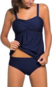 img 4 attached to Actloe Women's Triangle Tankini Swimwear Bottoms – Swimsuits & Cover Ups for Women's Clothing