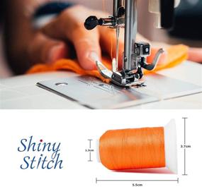 img 2 attached to 🧵 500M (550Y) Polyester Embroidery Machine Thread Kit - ShinyStitch for Brother, Babylock, Janome, Singer, Pfaff, Husqvarna, Bernina Embroidery and Sewing Machines (82 colors)